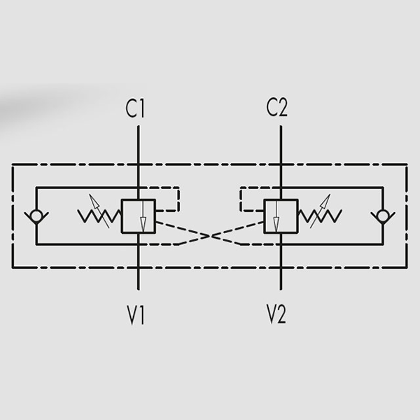 Double Overcentre Valves Type A (VBCD DE A) sch